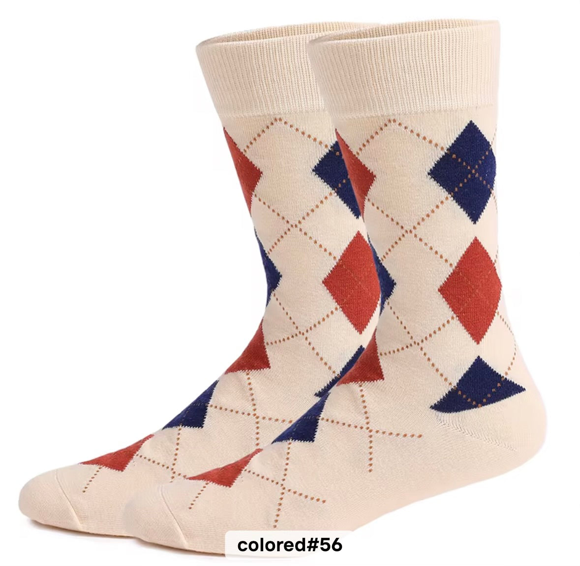 ELEVAIRE Classic Argyle Dress Socks