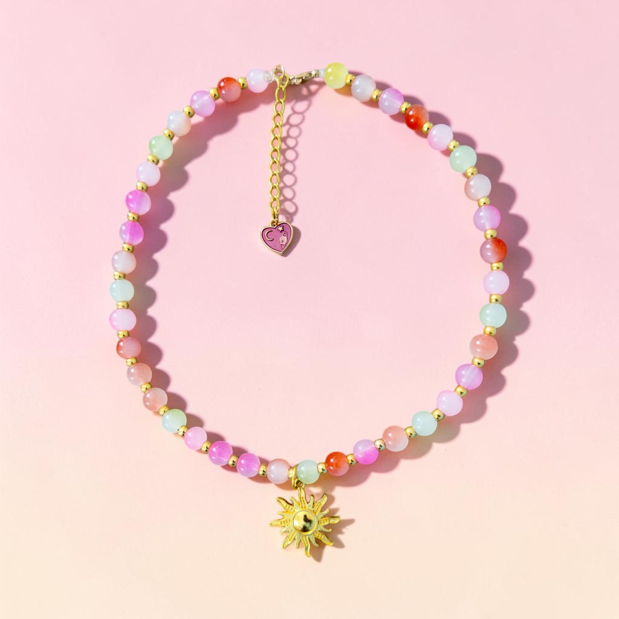 Elevaire Golden Sunrise Beaded Necklace