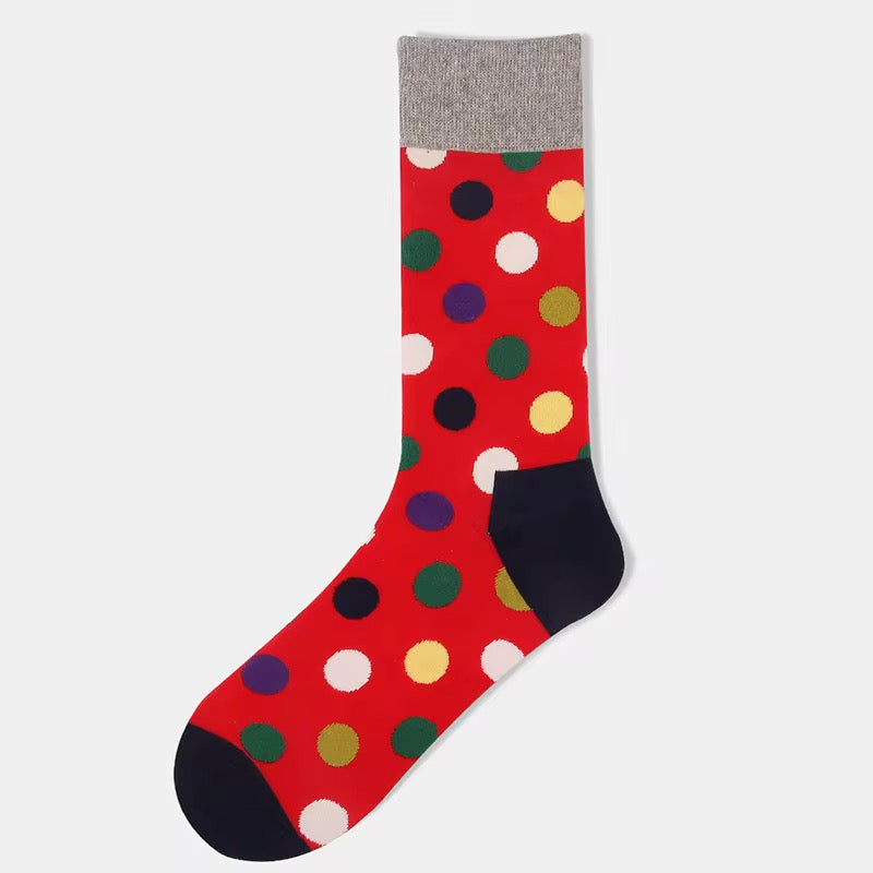 Elevaire Signature Red Polka Dot Socks