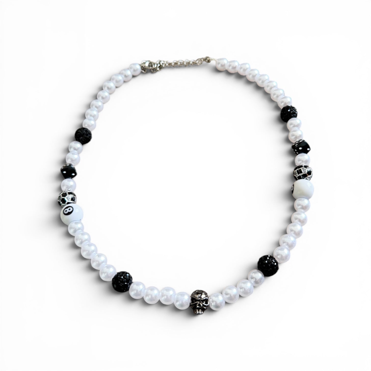 Elevaire Noir Bead Necklace ⚫🤍