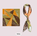 Elevaire Yellow Satin Head & Neck Scarf