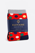 Elevaire Signature Red Polka Dot Socks