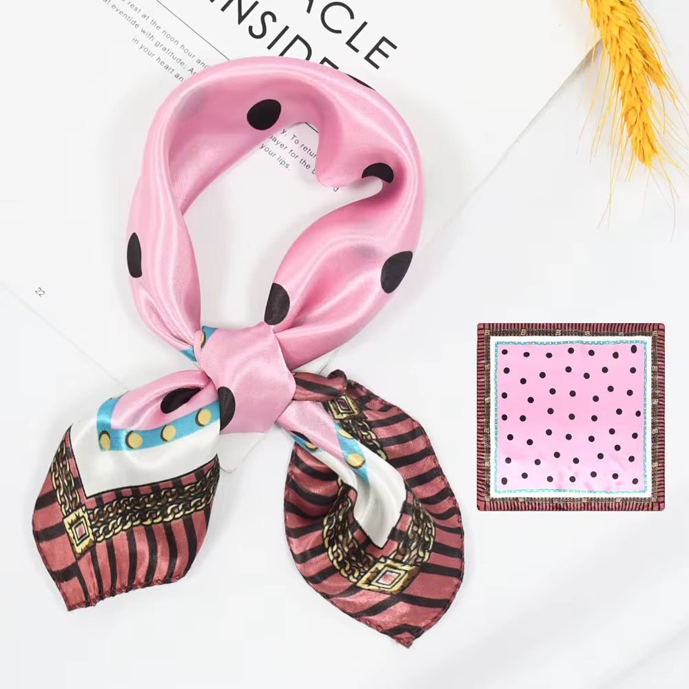 Elevaire Blush Riviera Silk Scarf