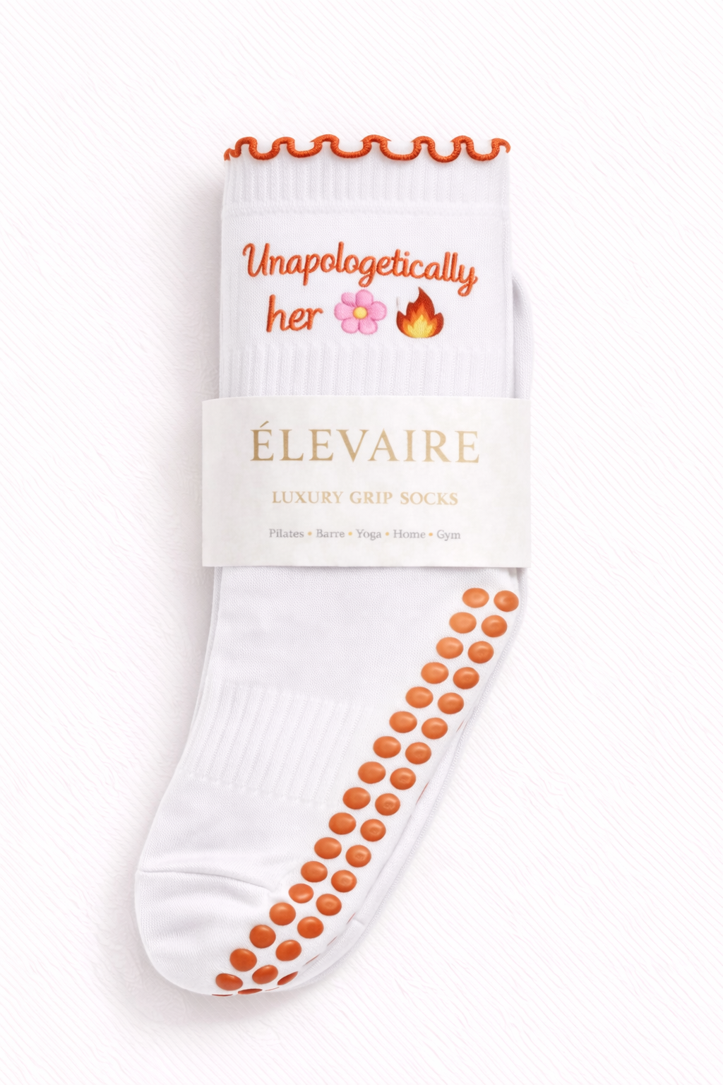 ÉLEVAIRE™ Unapologetically Her Luxury Grip Socks 🌸🔥
