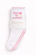ÉLEVAIRE™ She’s The Moment Luxury Grip Socks 💖