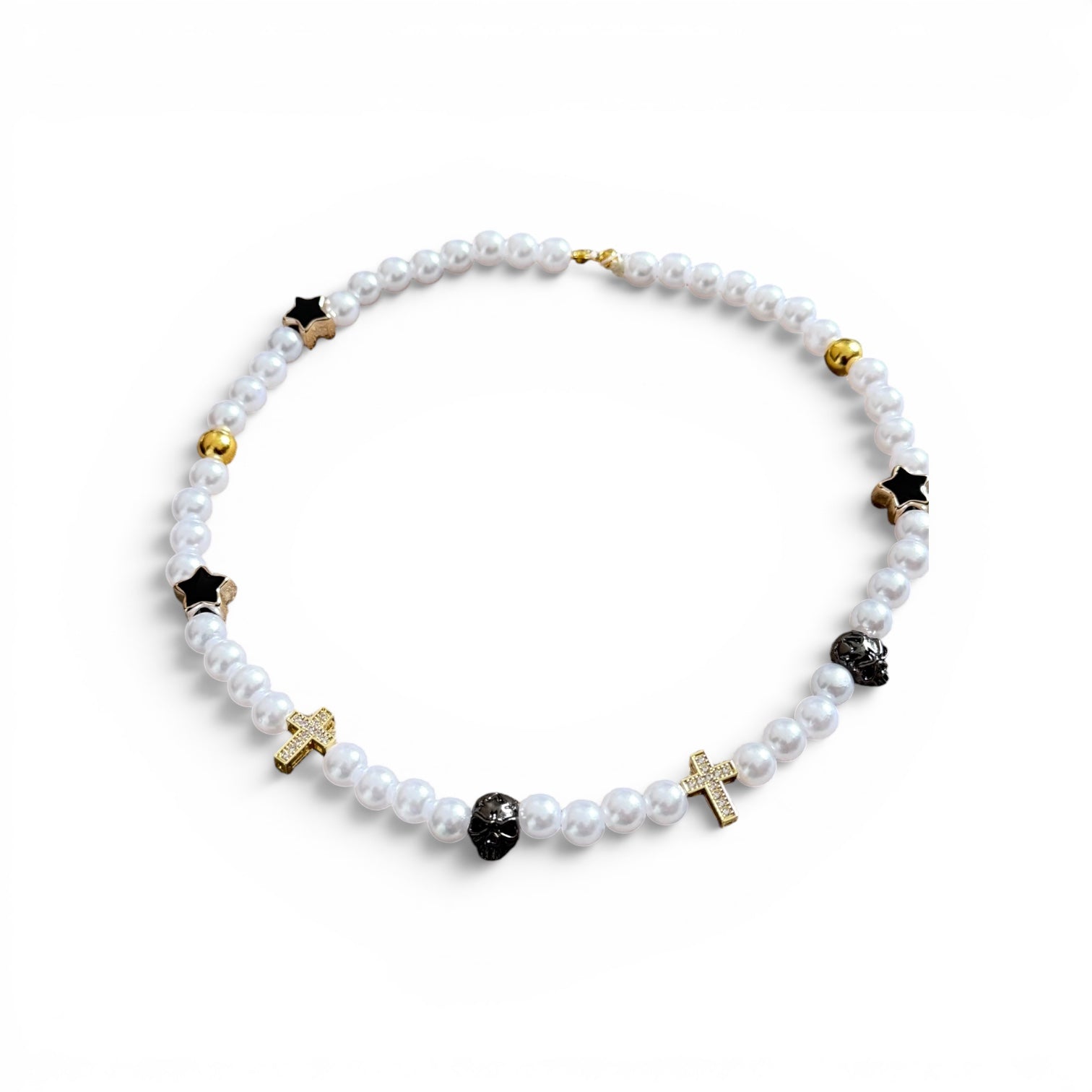 Elevaire Noir Cross Luxe Necklace