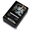 ELEVAIRE Luxury Paisley Tie Gift Set – Tie, Cufflinks & Tie Clip