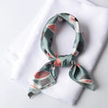 ELEVAIRE Modern Print Silk Scarf – Elegant Multi-Style Accessory