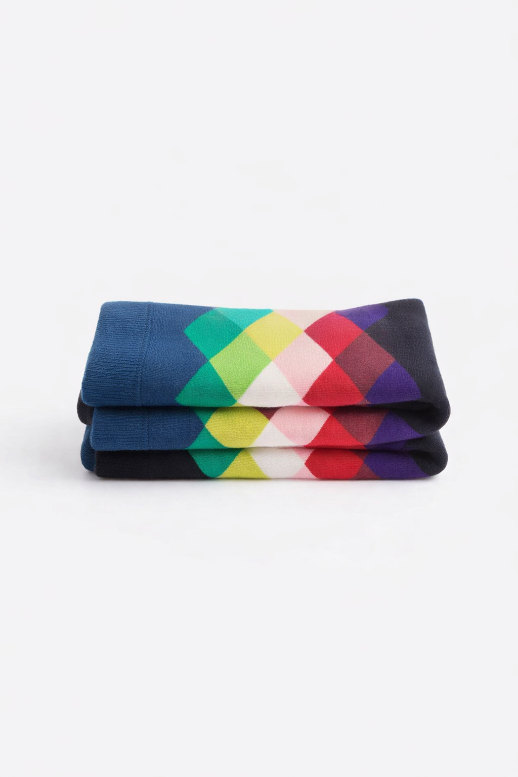 ELEVAIRE Men’s Multicolor Argyle Dress Socks