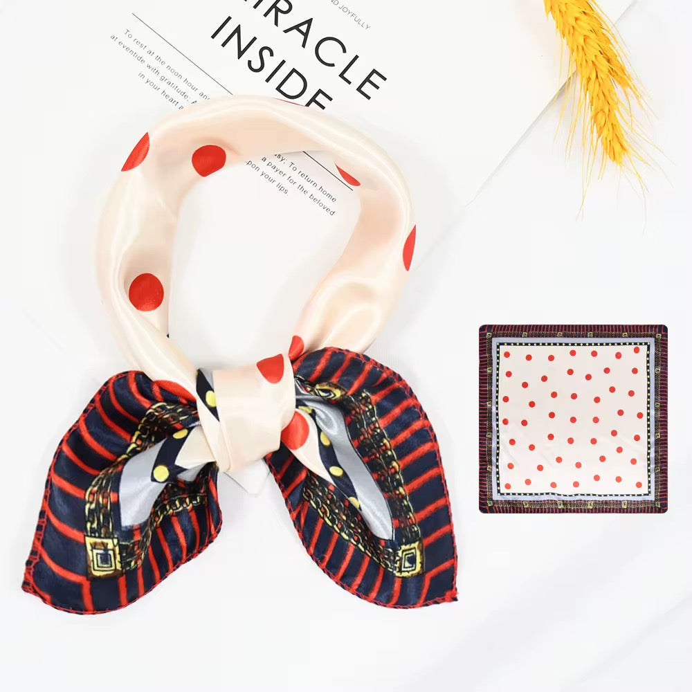 Elevaire Riviera Rouge Silk Scarf