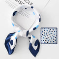 Elevaire Bleu Élégance Silk Scarf